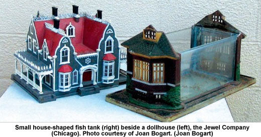 house shaped fish tank